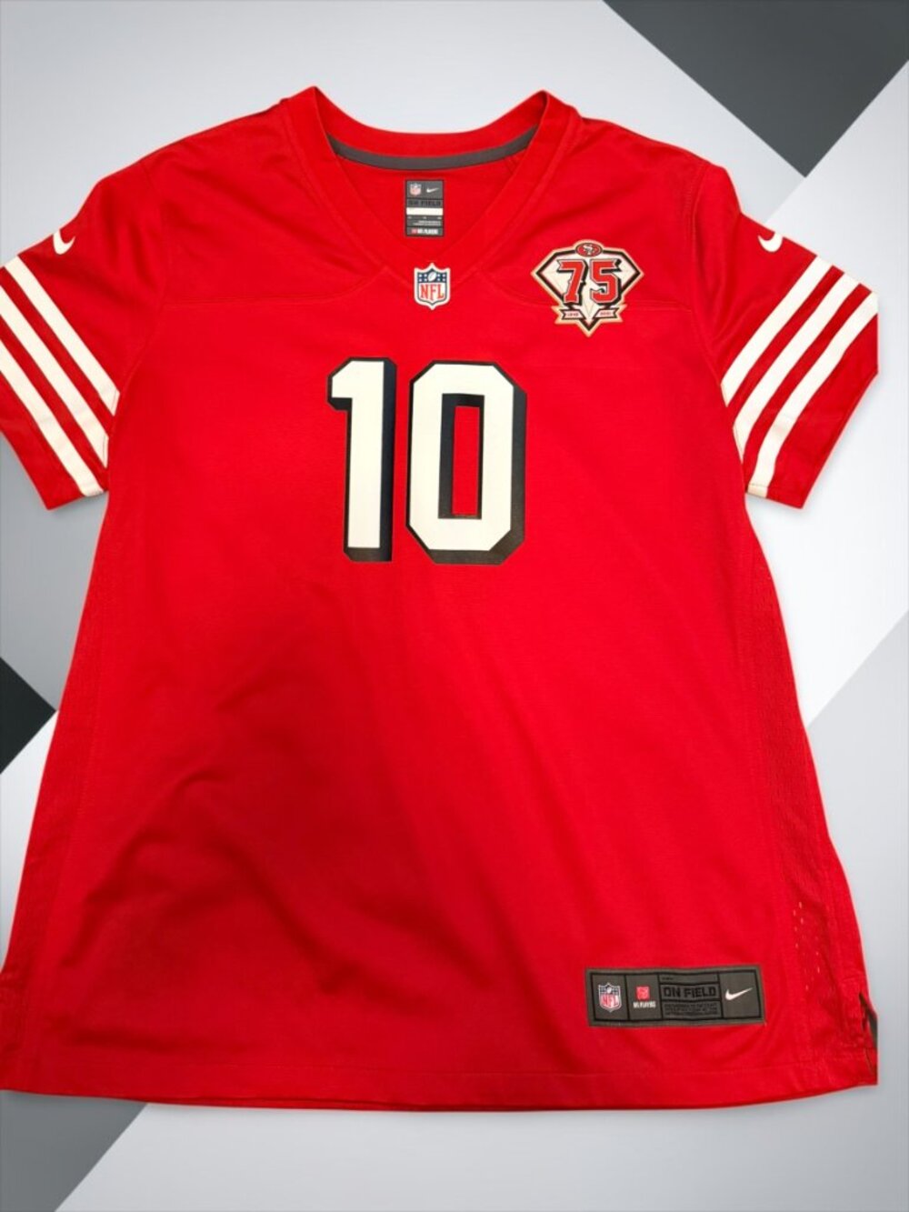 Nikes Men's Jimmy Garoppolo 49ers 75th Anniversary Jersey - Picture 2 of 6